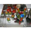 Image 2 : 3 TINS OF MISC. COLLECTABLES, CANDLES, WOODEN NUT HOLDER, ETC.
