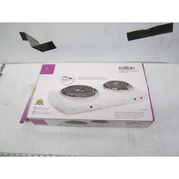 SALTON PORTABLE COOKTOP IN BOX