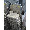 Image 1 : 10 CHROME FRAMED STACKING CHAIRS