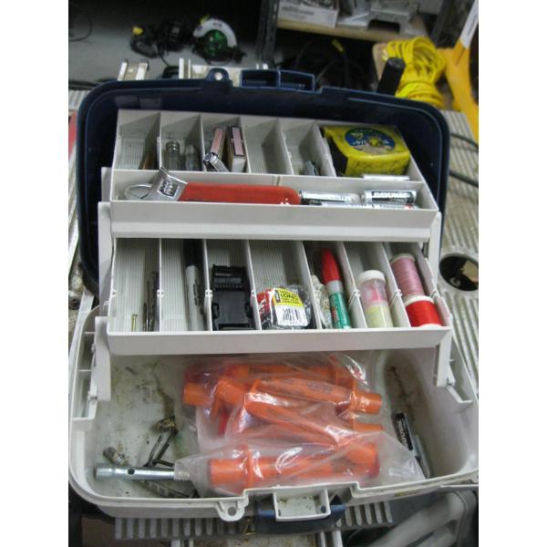 TACKLEBOX W/ASST. CONTENTS
