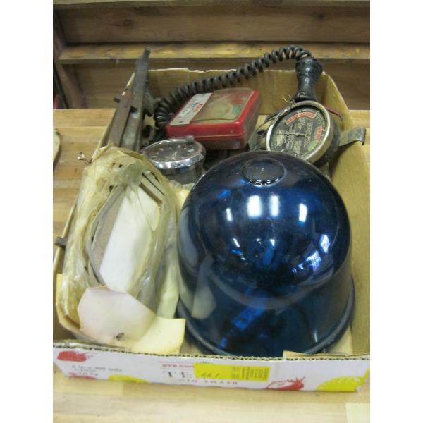 MISC. 45 GALLON DRUM OPENERS, ATLAS, BATTERY CHECKER, GAUGES, ETC.