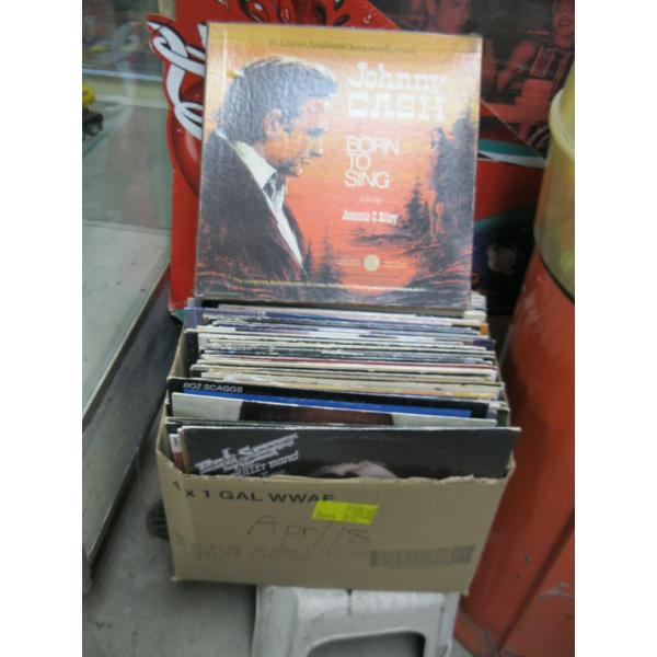 LG. BOX OF ASST. RECORDS