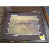 Image 1 : FRAMED PRINT OF LANCASTER BOMBER BY GERALD COULSON