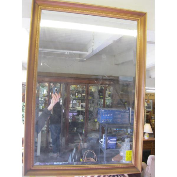 FRAMED BEVEL EDGE MIRROR