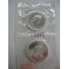 Image 3 : 2 - 1993 1 OZ .999 SILVER MAPLE LEAFS (TAX EXEMPT)