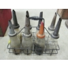 Image 1 : 6 GLASS OIL BOTTLES IN CRATE