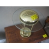Image 2 : DECORATIVE BRASS & GLASS LAMP W/ASST. BOOKS & DVD SET