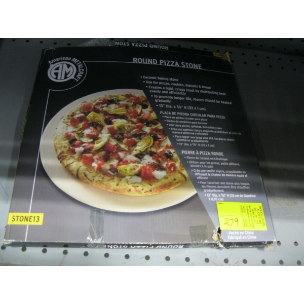 ROUND PIZZA STONE