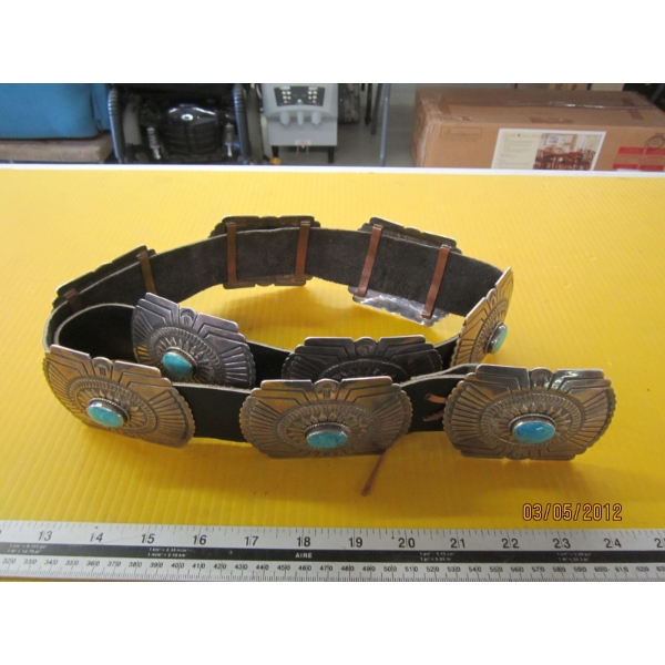 NAVAJO SILVER HARRY WILLIAMS BELT