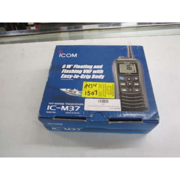 ICOM VHF MARINE TRANSCEIVER IC-M37