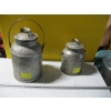 Image 1 : 2 SM. METAL CREAM CANS