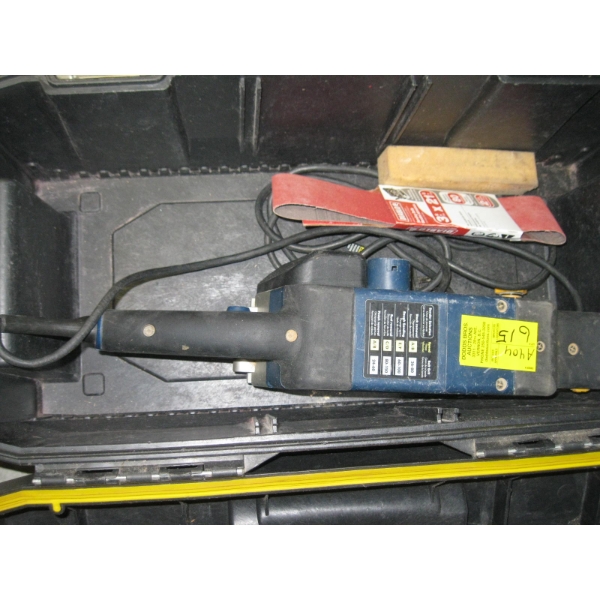 RYOBI BELT SANDER & TOOLBOX