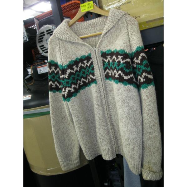 MARY MAXIM VINTAGE PATTERN SWEATER, SZ M/L