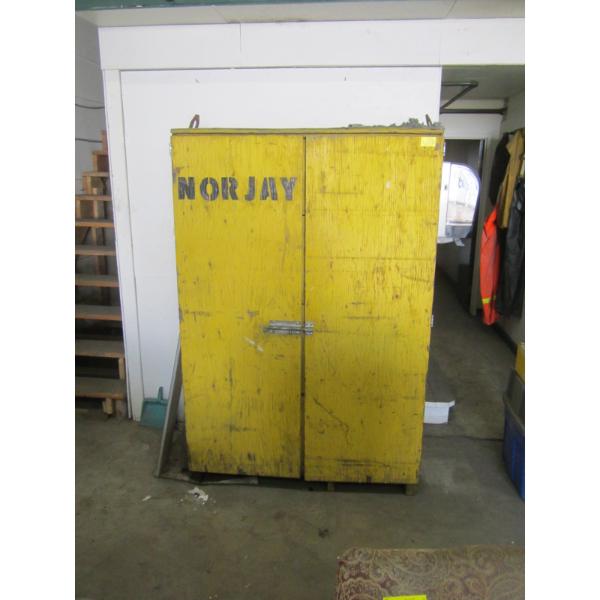 YELLOW STORAGE CABINET