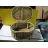 Image 1 : WICKER SEWING OR PICNIC BASKET