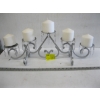Image 2 : DECORATIVE VASE & METAL 5 CANDLE HOLDER