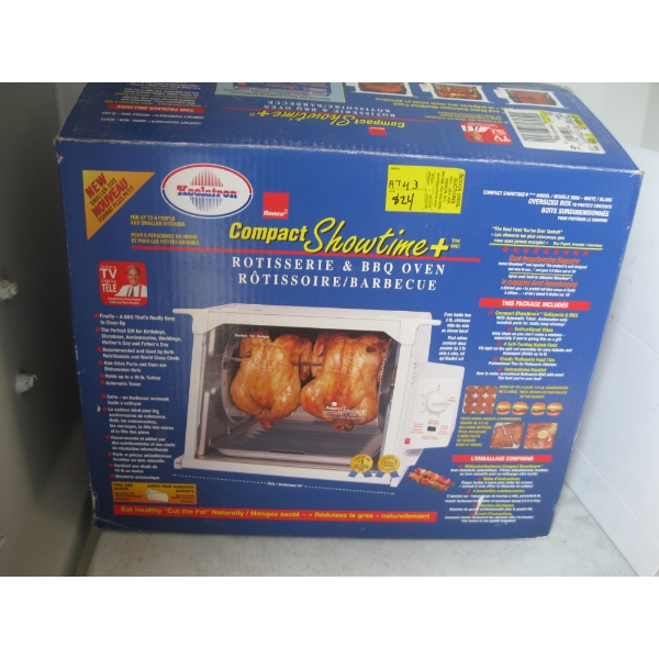 KOOLATRON COMPACT ROTISSERIE & BBQ OVEN 