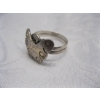 Image 3 : 1 STERLING .925 SILVER RING (SZ 8 1/2) & 2 PAIRS OF STERLING .925 SILVER EARRINGS