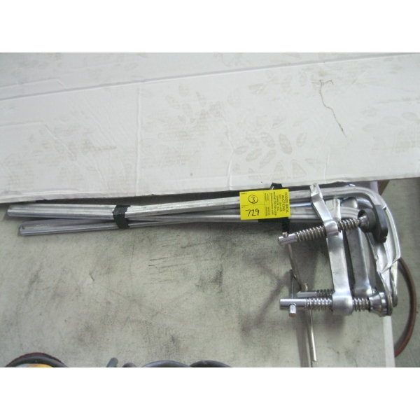 3 SLIDING WELDING CLAMPS