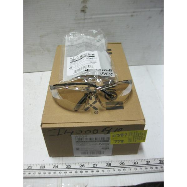 NEW BOX OF 10 UVEX SAFETY GLASSES