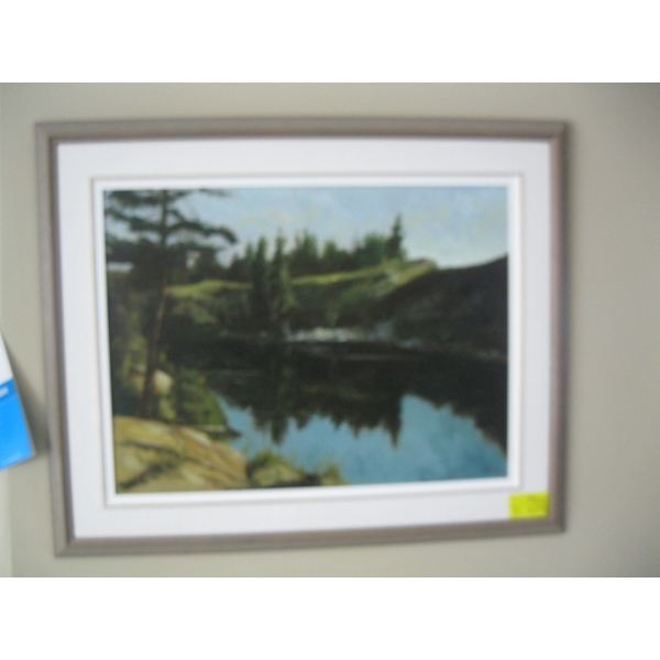 FRAMED ORIGINAL SIGNED PAINTING BY GEORGE L. TRAIOIEFF