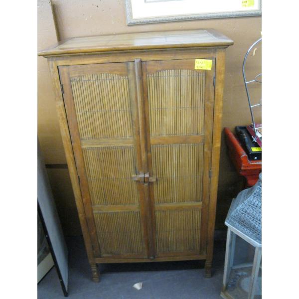 BAMBOO LOOK STORAGE CABINET