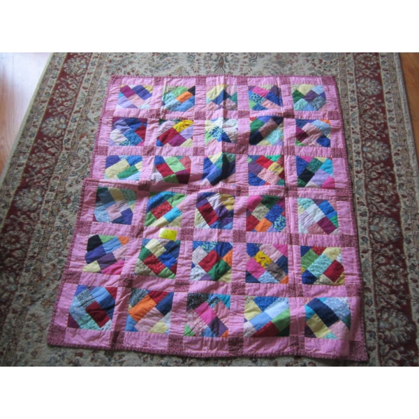 PATCHWORK QUILT - APPROX. 3.5X3.5
