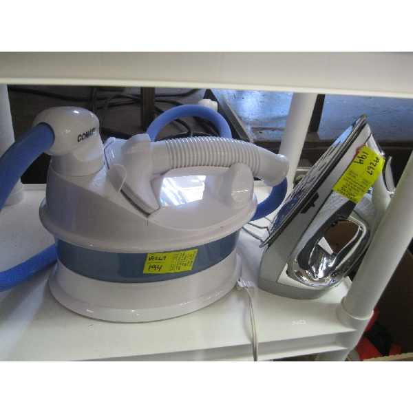 CONAIR STEAMER & AN IRON