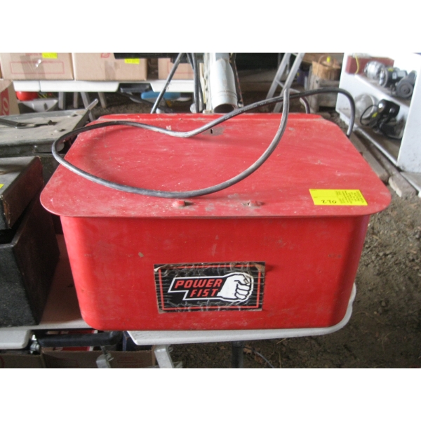 SM. POWERFIST PARTS WASH CABINET