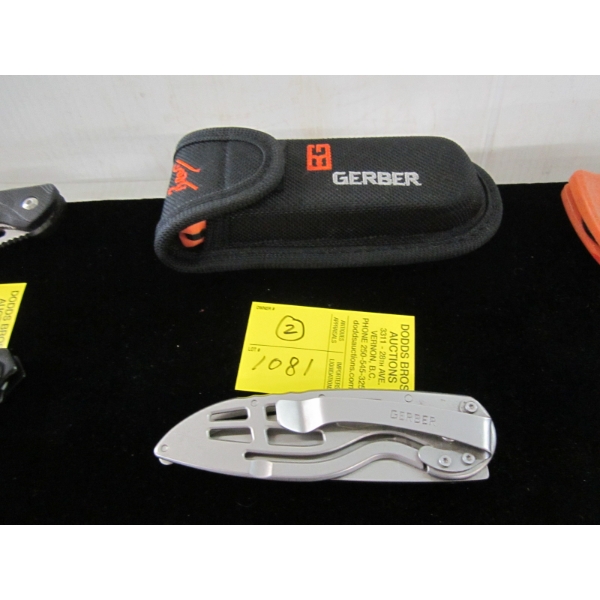 2 GERBER FOLDING KNIVES
