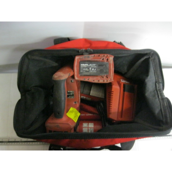 HILTI HAMMER DRILL - CHARGER & IMPACT GUN - 1 BATTERY
