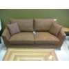 Image 1 : BROWN SOFA W/CUSHIONS 