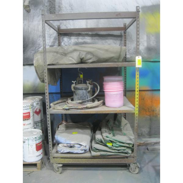 43"X36" SHELF UNIT ON CASTORS