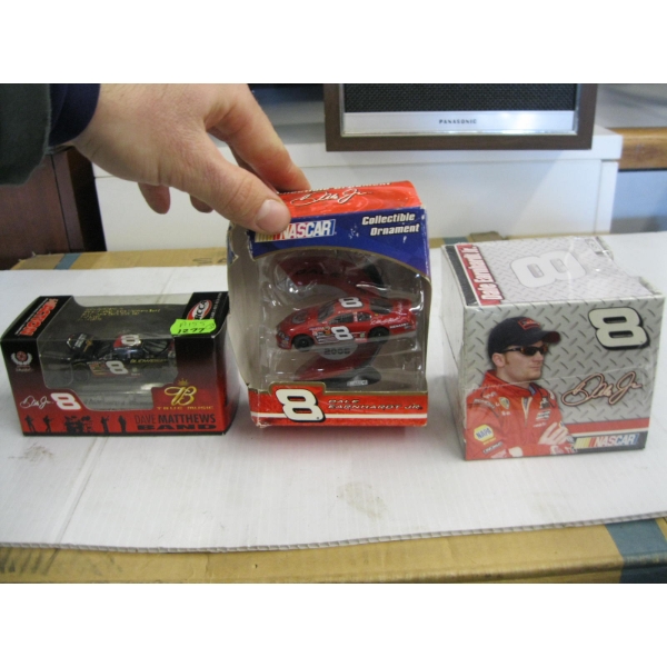 3 DALE JR. NASCAR COLLECTOR ITEMS