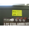 Image 3 : METAL 3 PIECE STEEL AMMO BOX SET