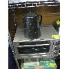 Image 1 : CUISINART ELECTRIC TOASTER OVEN & AN ENEMEL COFFEE POT
