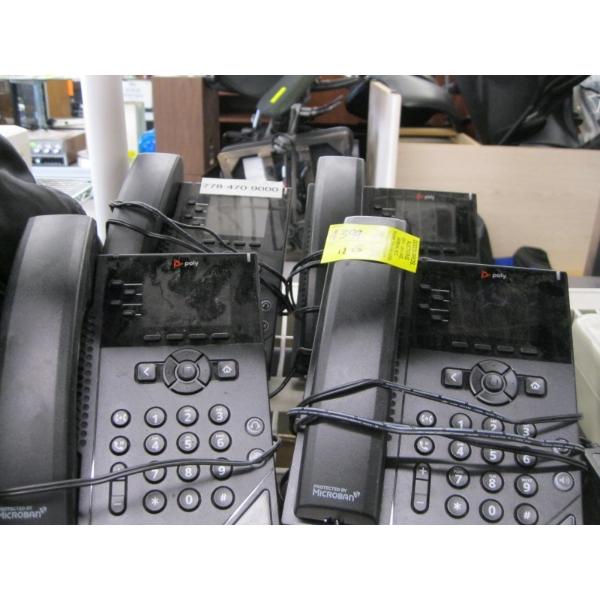4 POLY TELEPHONES