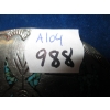 Image 2 : SILVER & TURQUOISE NAVAJO BELT BUCKLE
