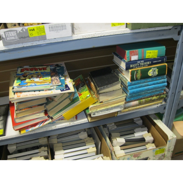 ASST. CHILDREN'S BOOKS, JIGSAW PUZZLES, ETC.