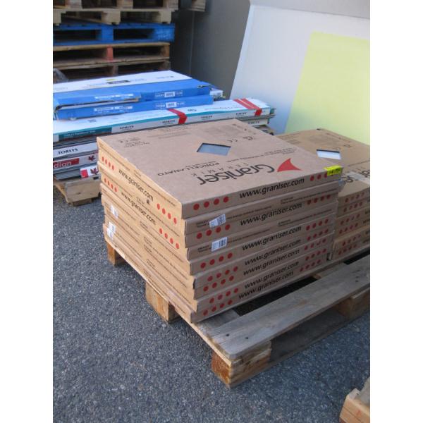 9 BOXES OF 24"X24" TILE