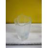 Image 2 : 3 PIECES OF MCM GLASS VASES - WHITE FRIARS BARK VASE, ETC.