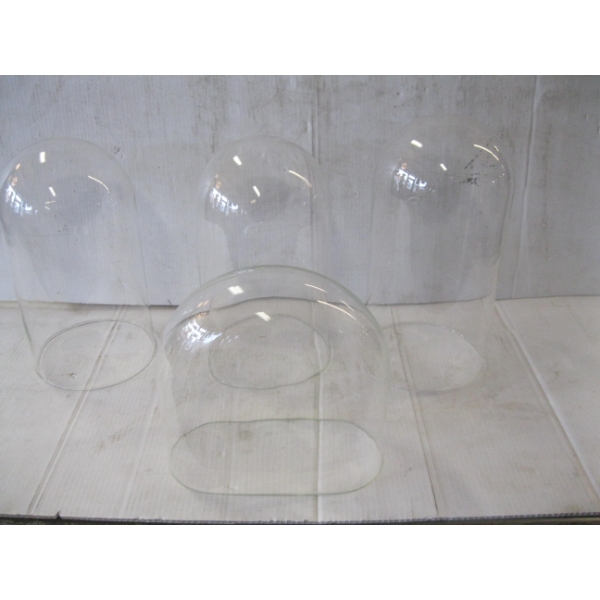 4 GLASS DOMES