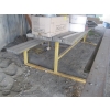 Image 2 : LG. METAL & WOOD PICNIC TABLE