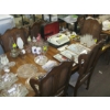Image 8 : LG. DINING TABLE W/6 CHAIRS & 2 LEAVES