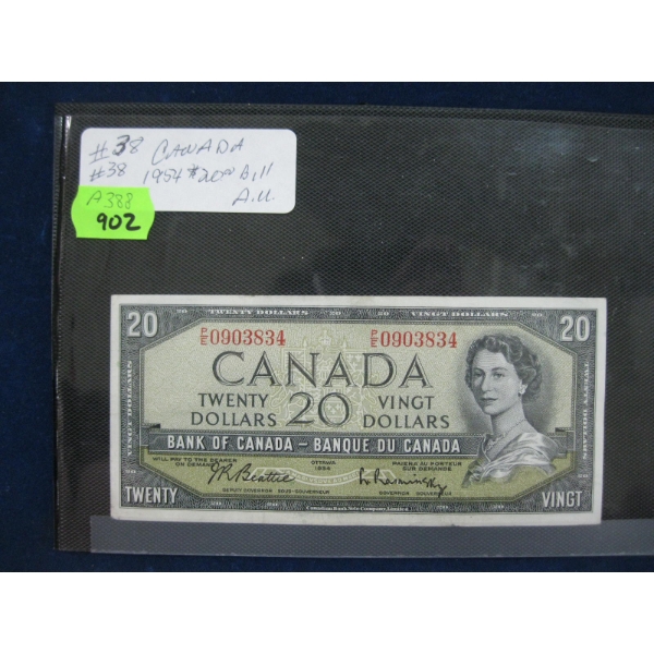 1954 CDN $20 BILL