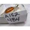 Image 5 : STERLING .925 SILVER AMBER PENDANT, 7.5G