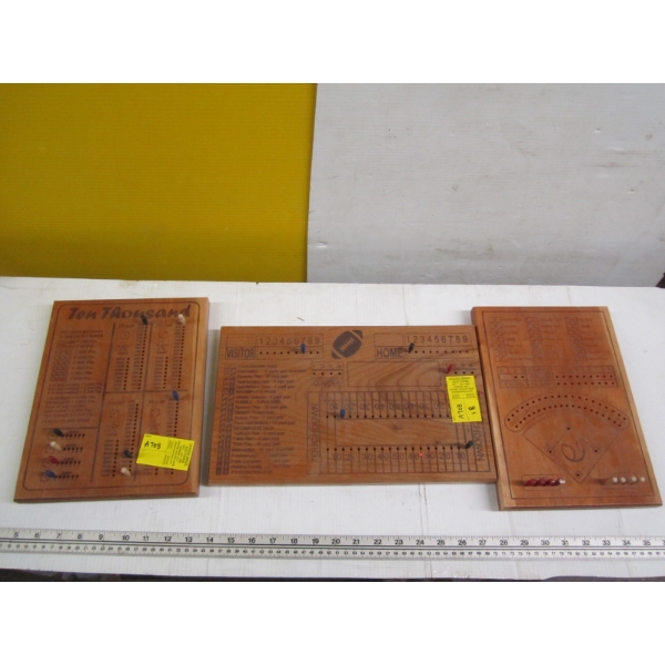 3 GAME BOARDS