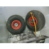 Image 3 : TOTE OF MISC. MASTERCRAFT BRAD NAILER, 2 DOLLY WHEELS & 1 CAR 4 WHEEL TROLLEY