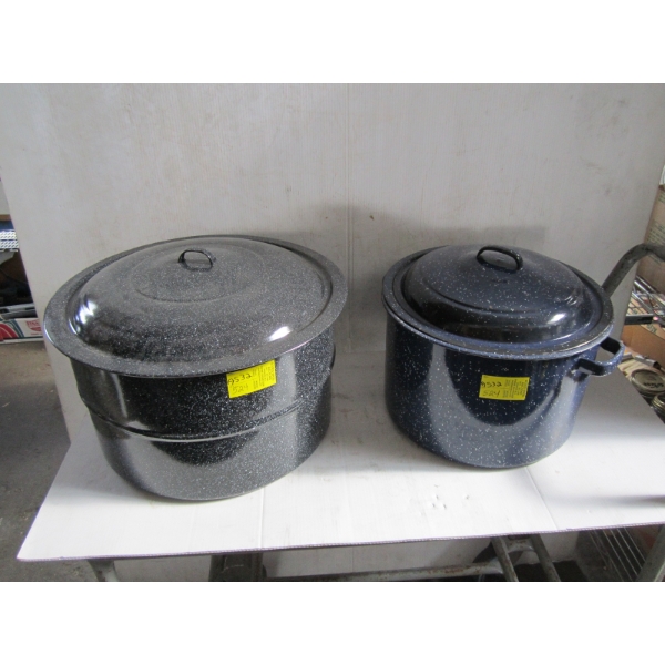 2 ENAMEL CANNERS