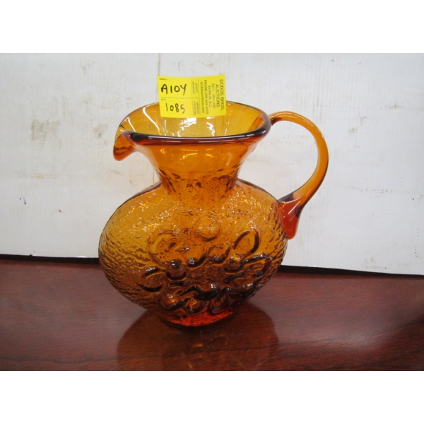 COLONY, ANTIGUA LINE GLASS WATER PITCHER